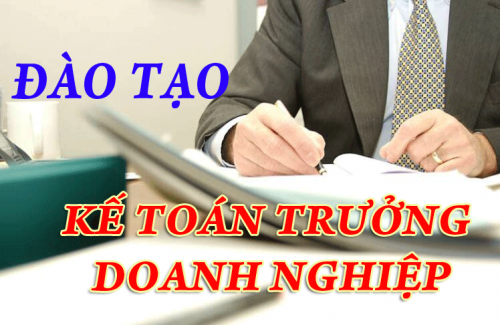 Thông báo chiêu sinh lớp bồi dưỡng kế toán trưởng